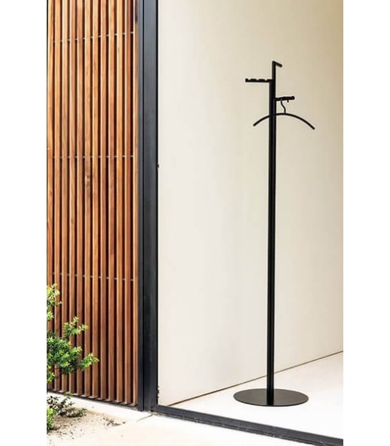 PERCHERO DE PIE ORIGINAL ACERO INOXIDABLE NEGRO