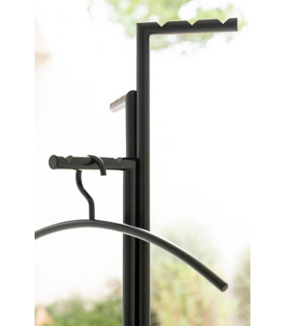 PERCHERO DE PIE ORIGINAL ACERO INOXIDABLE NEGRO