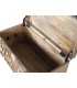 BAUL ORIGINAL MADERA NATURAL TALLADA ARTESANALMENTE PINTADA A MANO