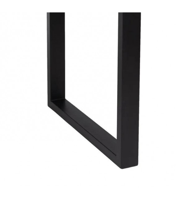 MESA DE COMEDOR MADERA DE ACACIA NATURAL METAL NEGRO MDMHOGAR