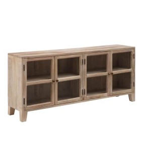 APARADOR MADERA DE MANGO CRISTAL MDMHOGAR