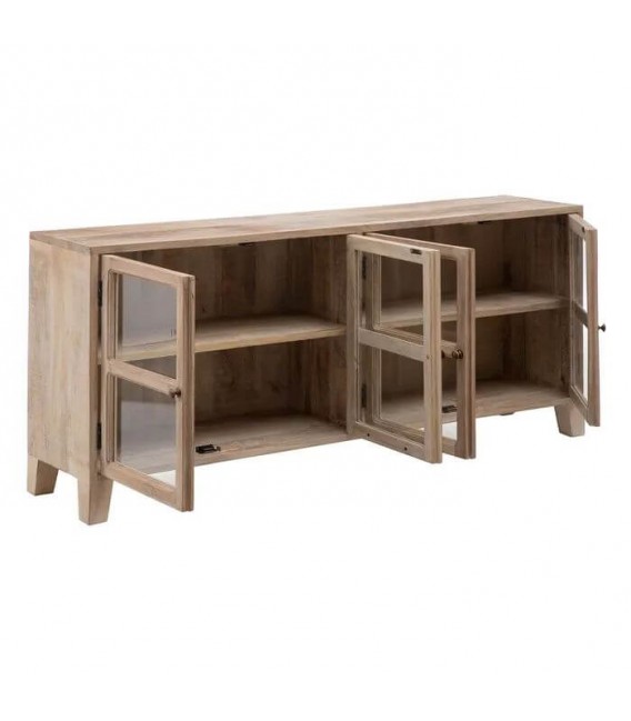 APARADOR MADERA DE MANGO CRISTAL MDMHOGAR