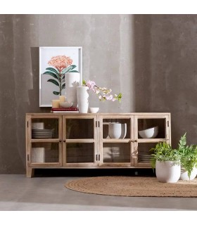 APARADOR MADERA DE MANGO CRISTAL MDMHOGAR