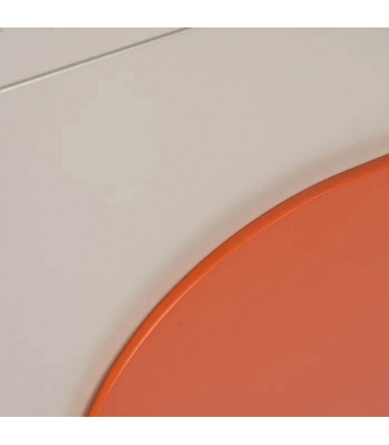 APARADOR MADERA LACADA TOPO Y NARANJA MDMHOGAR