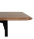 MESA DE COMEDOR  MADERA DE CAUCHO Y METAL MDMHOGAR