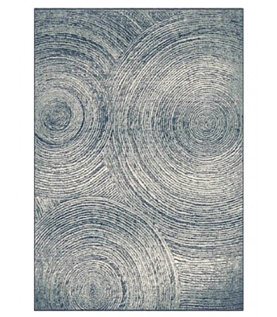 ALFOMBRA 200 X 300 BAKEA POLIESTER Y VICOSA TONOS AZULES MDMHOGAR