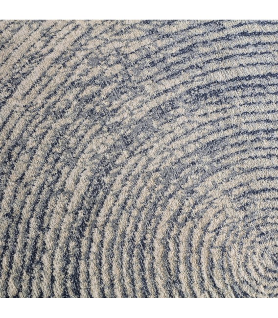 ALFOMBRA 200 X 300 BAKEA POLIESTER Y VICOSA TONOS AZULES MDMHOGAR