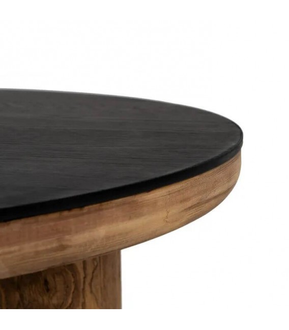 MESA DE CENTRO MADERA DE PINO RECICLADA Y ROBLE MDMHOGAR