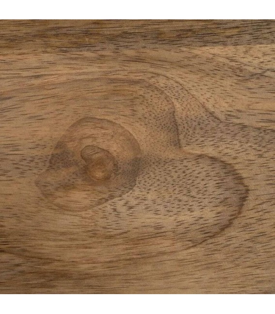 COMODA MADERA DE MANGO NATURAL Y BLANCO HIERRO MDMHOGAR