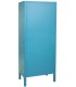 ARMARIO ALACENA 70 X 40 X 170 MAKALU MADERA DECAPADO AZUL