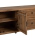 APARADOR MADERA DE PINO RECICLADA METAL NEGRO MDMHOGAR