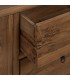 APARADOR MADERA DE PINO RECICLADA METAL NEGRO MDMHOGAR
