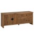 APARADOR MADERA DE PINO RECICLADA METAL NEGRO MDMHOGAR
