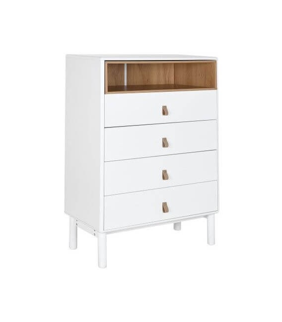 SINFONIER SINFONIER MDF LACADO EN BLANCO Y NATURAL MDMHOGAR