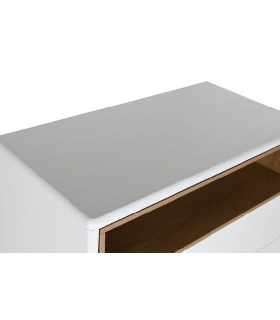 SINFONIER SINFONIER MDF LACADO EN BLANCO Y NATURAL MDMHOGAR