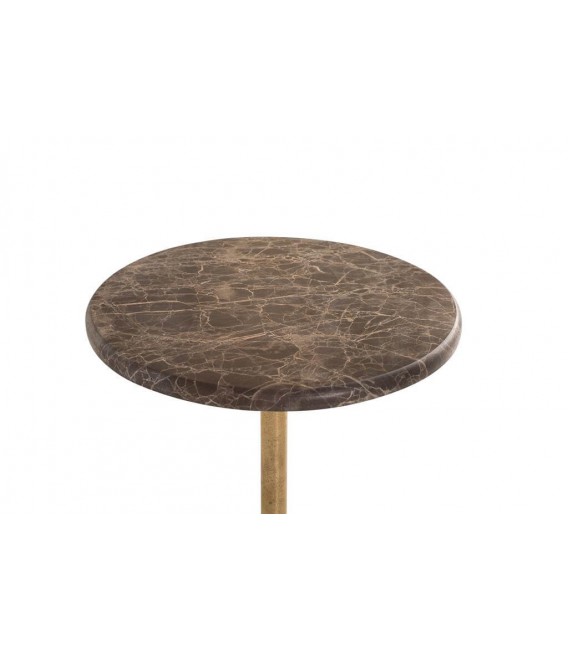 MESITA AUXILIAR METAL Y MARMOL MDMHOGAR