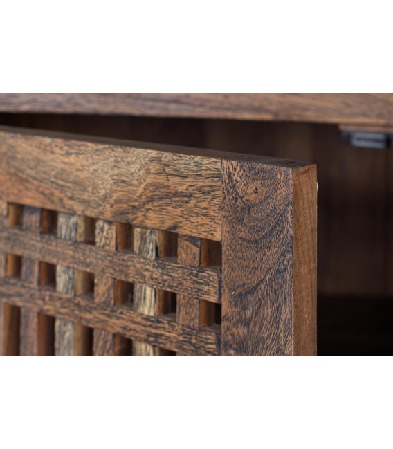 APARADOR MADERA DE ACACIA Y METAL MDMHOGAR