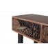 CONSOLA MADERA MACIZA DE ACACIA NATURAL METAL MDMHOGAR
