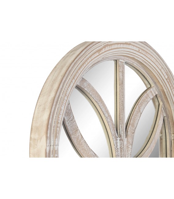 ESPEJO VESTIDOR 60 X 180 VANTA MADERA MDF DECAPADA EN BLANCO