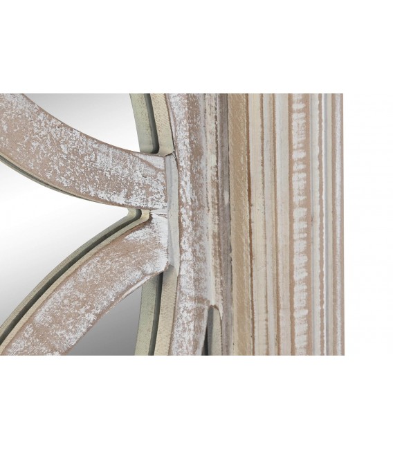 ESPEJO VESTIDOR 60 X 180 VANTA MADERA MDF DECAPADA EN BLANCO