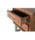MESITA DE NOCHE MADERA DE ACACIA Y METAL MDMHOGAR