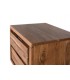 MESITA DE NOCHE MADERA DE ACACIA Y METAL MDMHOGAR