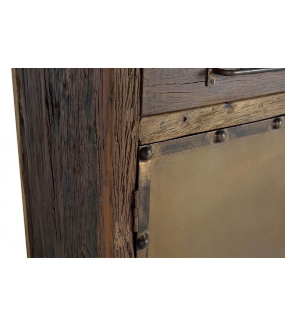 APARADOR MADERA RECUPERADA Y METAL MDMHOGAR