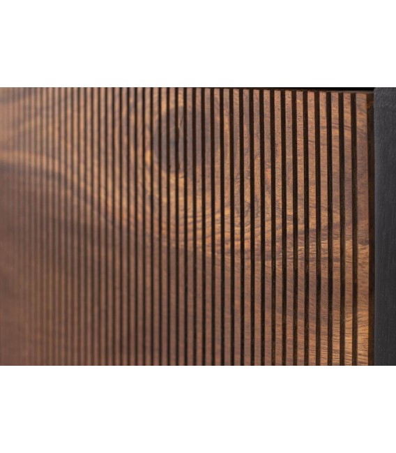 MUEBLE DE TV MADERA DE MANGO Y PALISARNO METAL MDMHOGAR