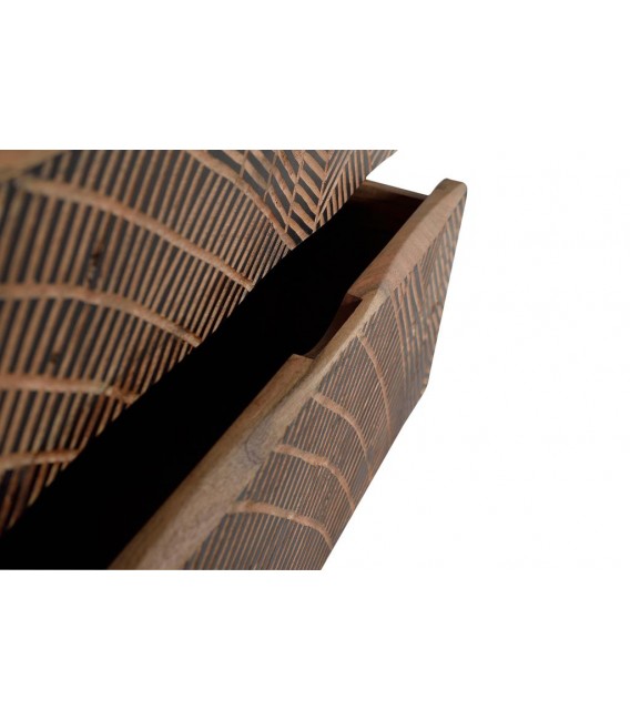 COMODA MADERA DE ACACIA Y METAL MDMHOGAR