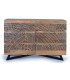 COMODA MADERA DE ACACIA Y METAL MDMHOGAR