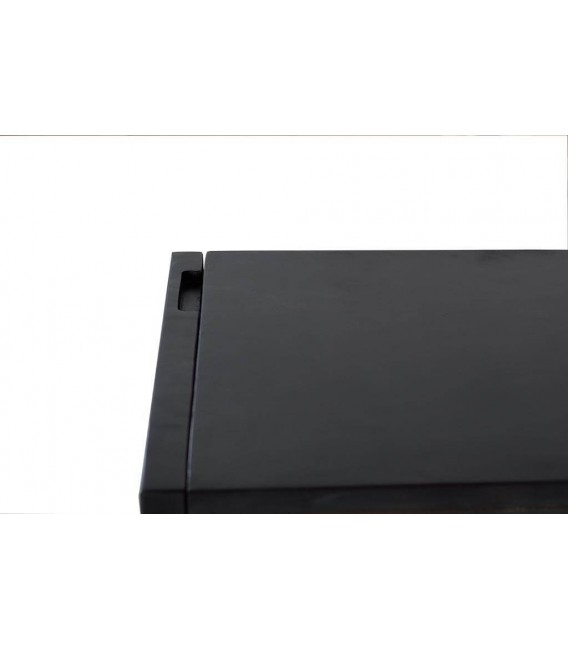 MESITA DE NOCHE MADERA DE MANGO Y METAL MDMHOGAR