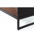 TAQUILLON MADERA DE PALISANDRO MANGO Y METAL MDMHOGAR