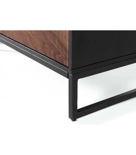 TAQUILLON MADERA DE PALISANDRO MANGO Y METAL MDMHOGAR