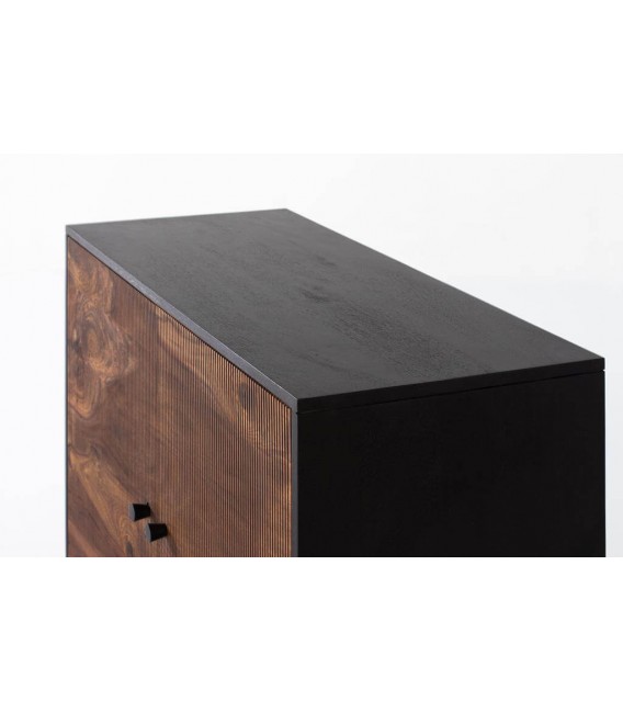 TAQUILLON MADERA DE PALISANDRO MANGO Y METAL MDMHOGAR