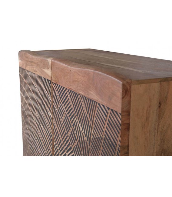 APARADOR MADERA DE ACACIA Y METAL MDMHOGAR