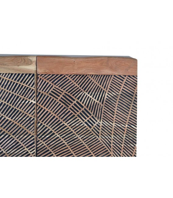 APARADOR MADERA DE ACACIA Y METAL MDMHOGAR