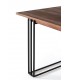 MESA DE COMEDOR MADERA DE PALISANDRO Y METAL MDMHOGAR