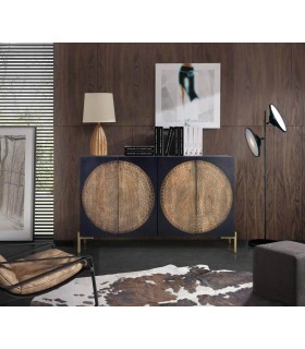 APARADOR MADERA DE MANGO Y METAL MDMHOGAR