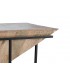 MESA DE CENTRO MADERA DE MANGO Y METAL MDMHOGAR