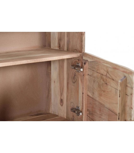 APARADOR MADERA DE ACACIA Y METAL MDMHOGAR