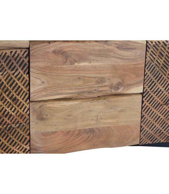 APARADOR MAAPARADOR MADERA DE ACACIA Y METAL MDMHOGARDERA DE ACACIA Y METAL MDMHOGAR