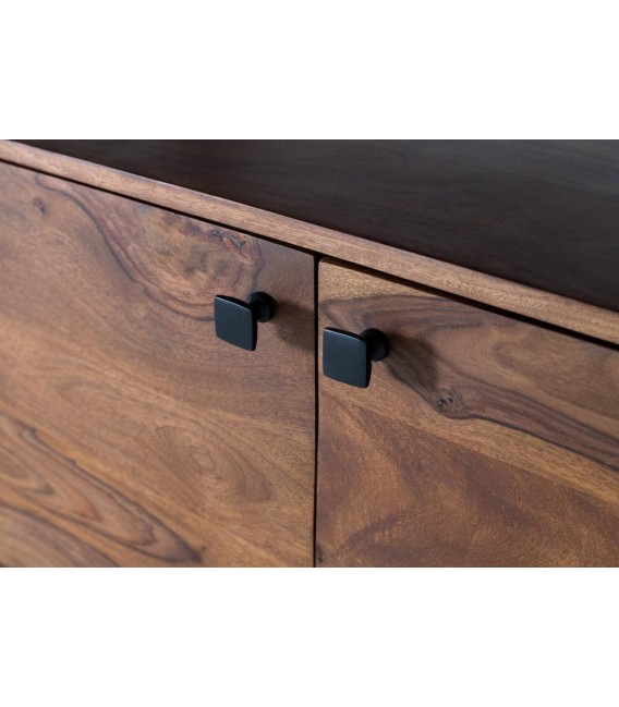 APARADOR METAL Y MADERA DE PALISANDRO MDMHOGAR