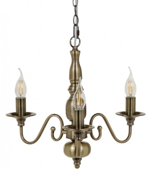 LAMPARA DE TECHO PEQUEÑA HOLANDESA METAL ACABADO ORO VIEJO