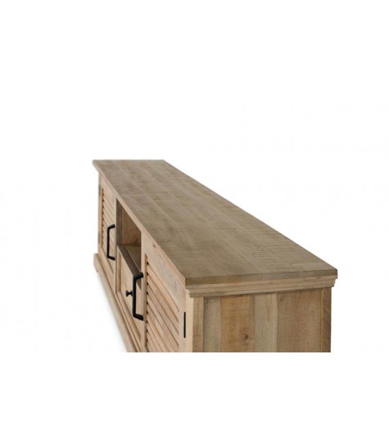MUEBLE DE TV MADERA MACIZA DE MANGO NATURAL MDMHOGAR
