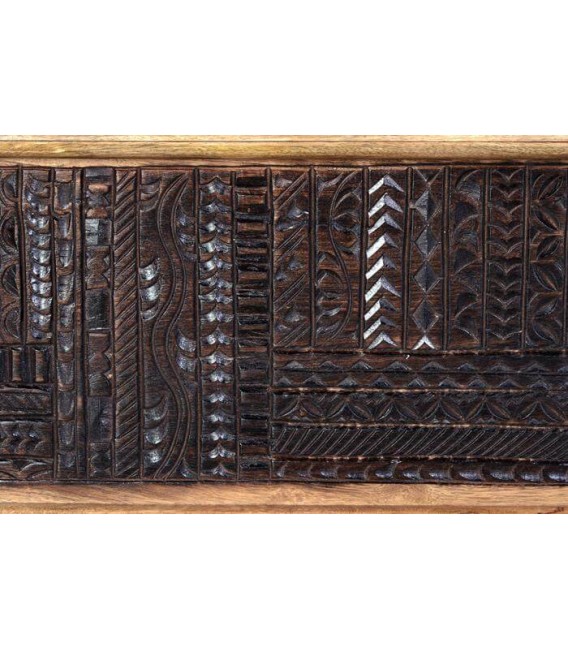 BAUL ONIX MADERA DE MANGO NATURAL Y EBANO MDMHOGAR