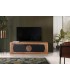 MUEBLE DE TV MADERA DE ACACIA NATURAL MDMHOGAR