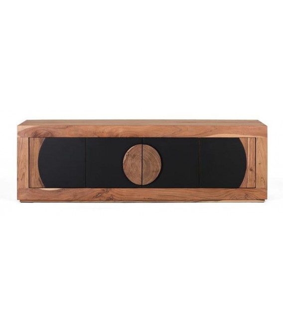 MUEBLE DE TV MADERA DE ACACIA NATURAL MDMHOGAR