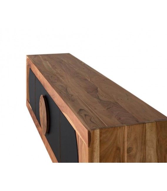 MUEBLE DE TV MADERA DE ACACIA NATURAL MDMHOGAR