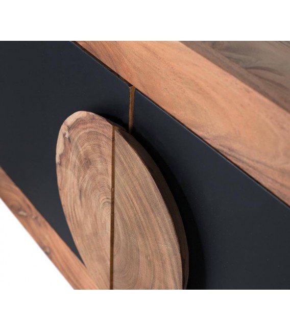 MUEBLE DE TV MADERA DE ACACIA NATURAL MDMHOGAR