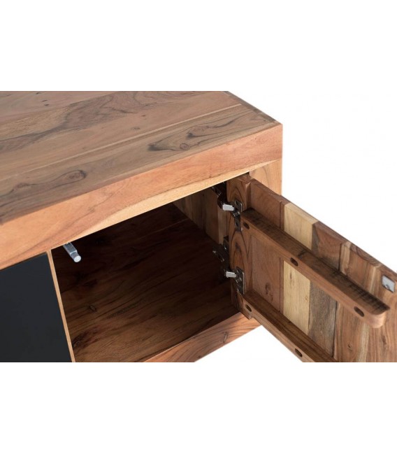 MUEBLE DE TV MADERA DE ACACIA NATURAL MDMHOGAR